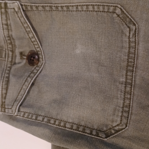 Madewell light green jeans womens plus size 26 several pockets front- back - Picture 11 of 16